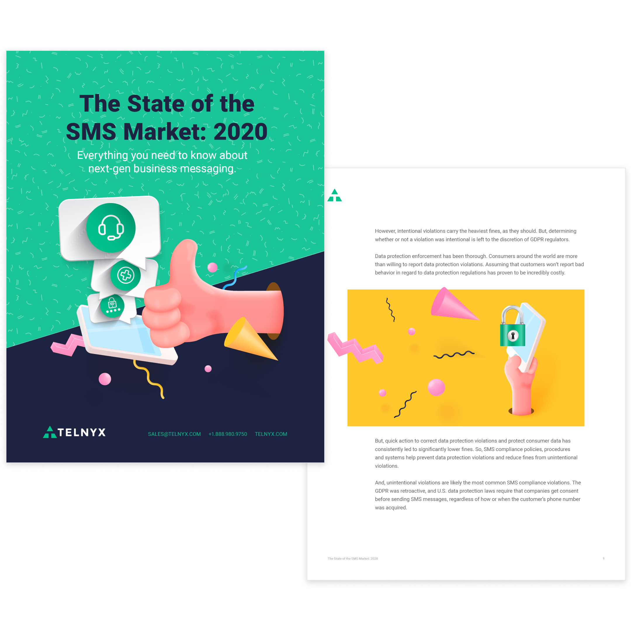 Image of the cover and interior page of an ebook