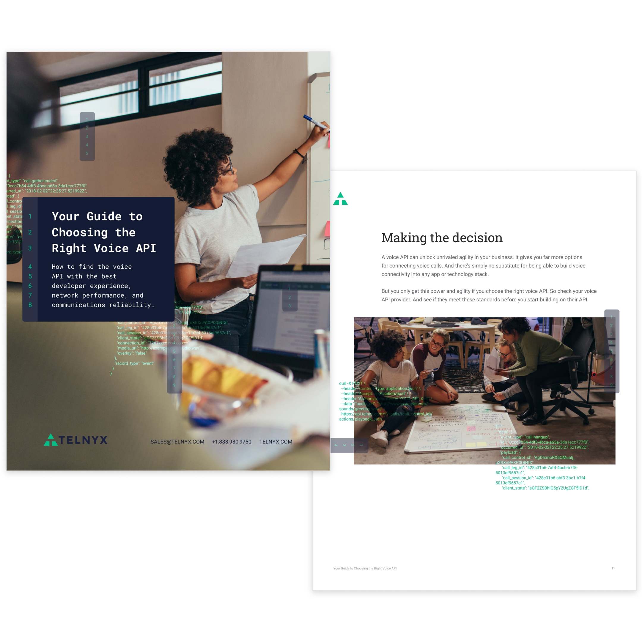 Image of the cover and interior page of an ebook