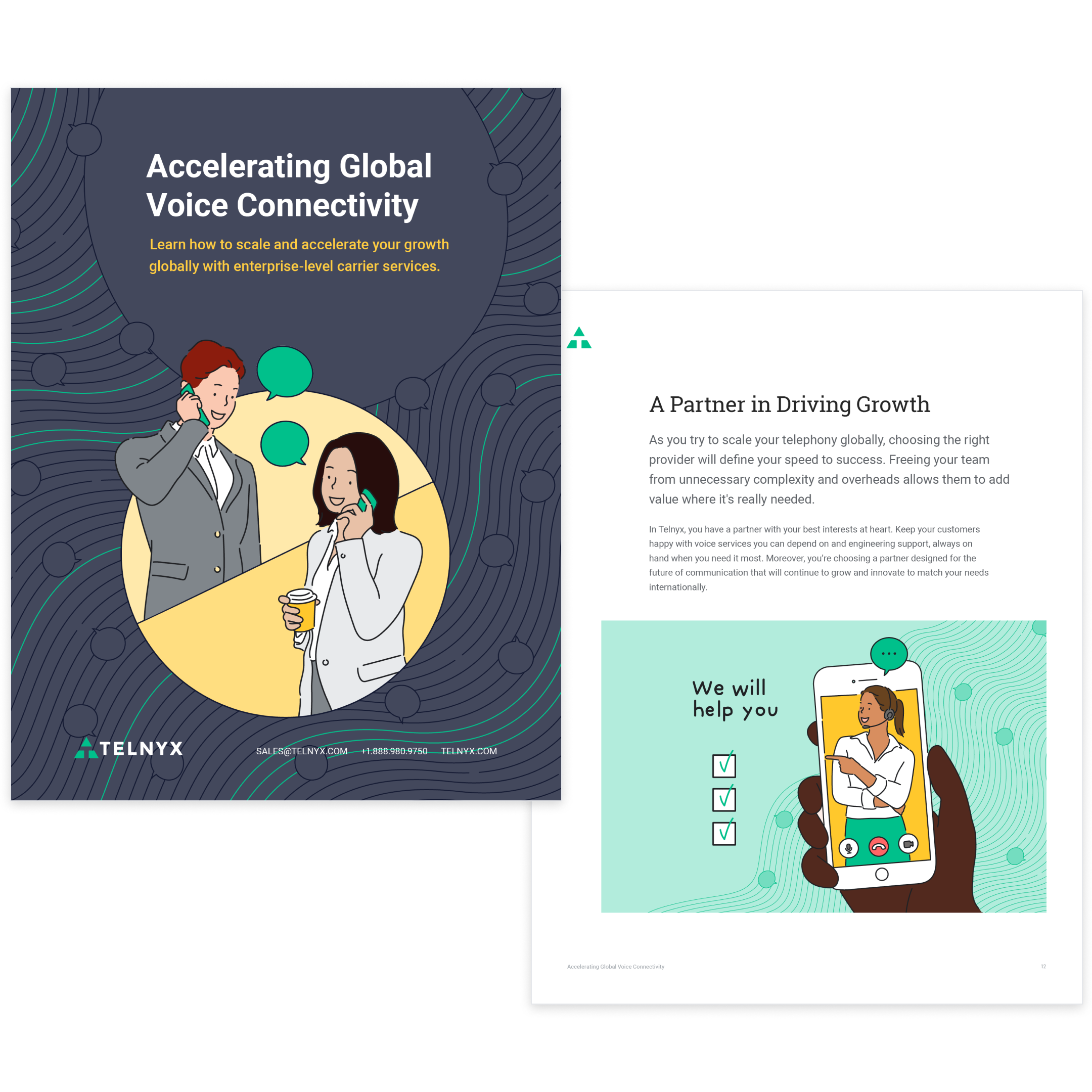 Image of the cover and interior page of an ebook